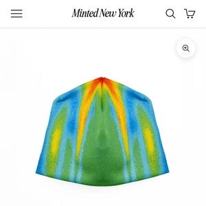 Minted New York Multicolor Rainbow Beanie